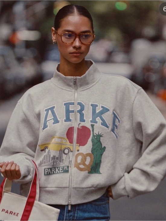 Parke Sweaters - PARKE NYC Pop-Up zip sweatshirt